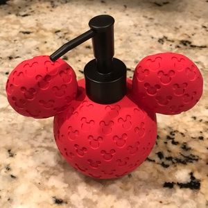 Brand new Red Mickey soap dispenser